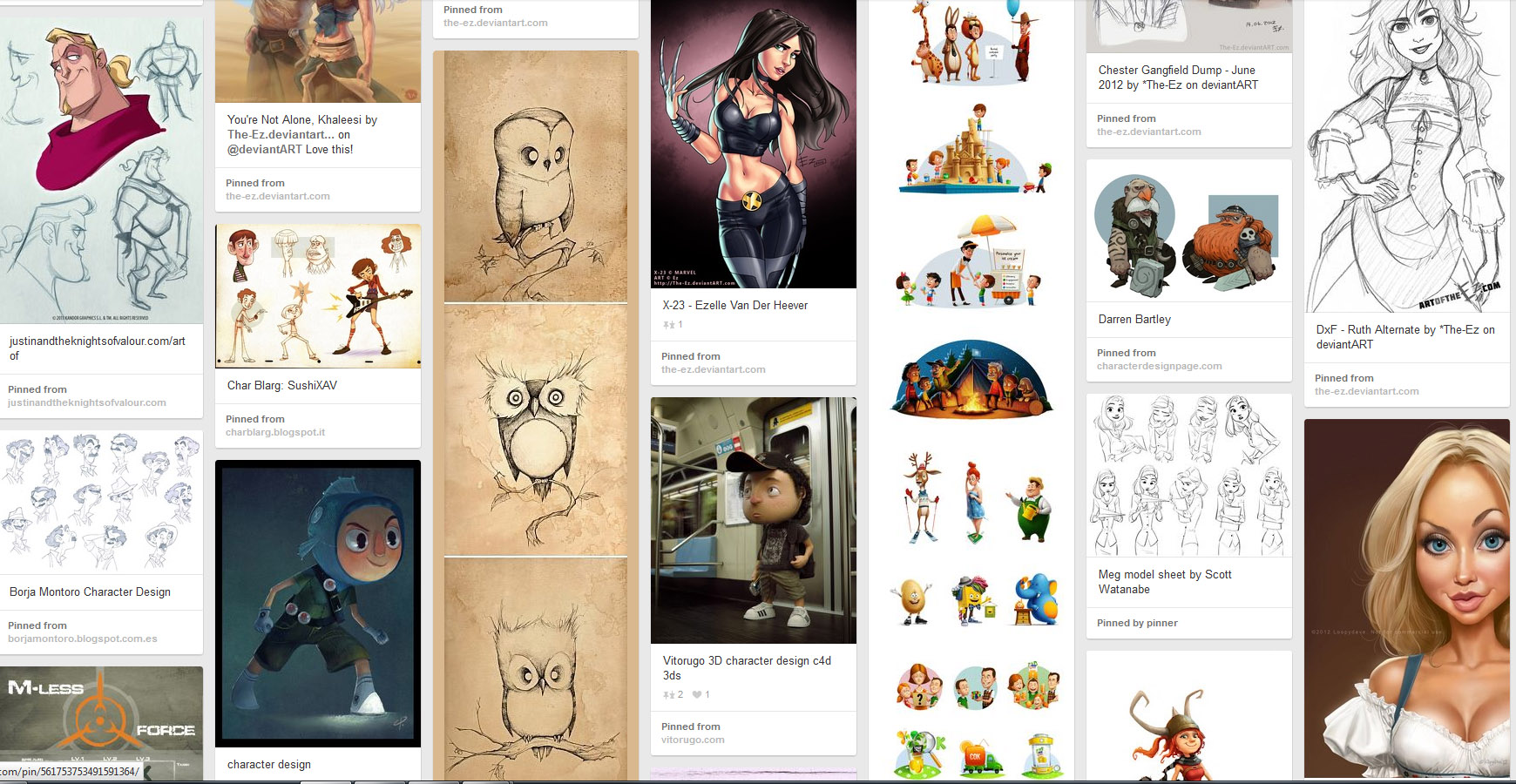 Character Design collection – Christopher Caufield