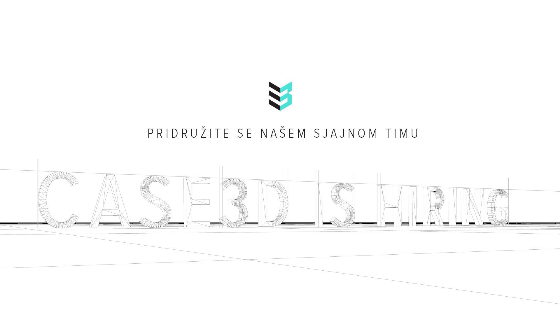 Case 3D is hiring – project manager