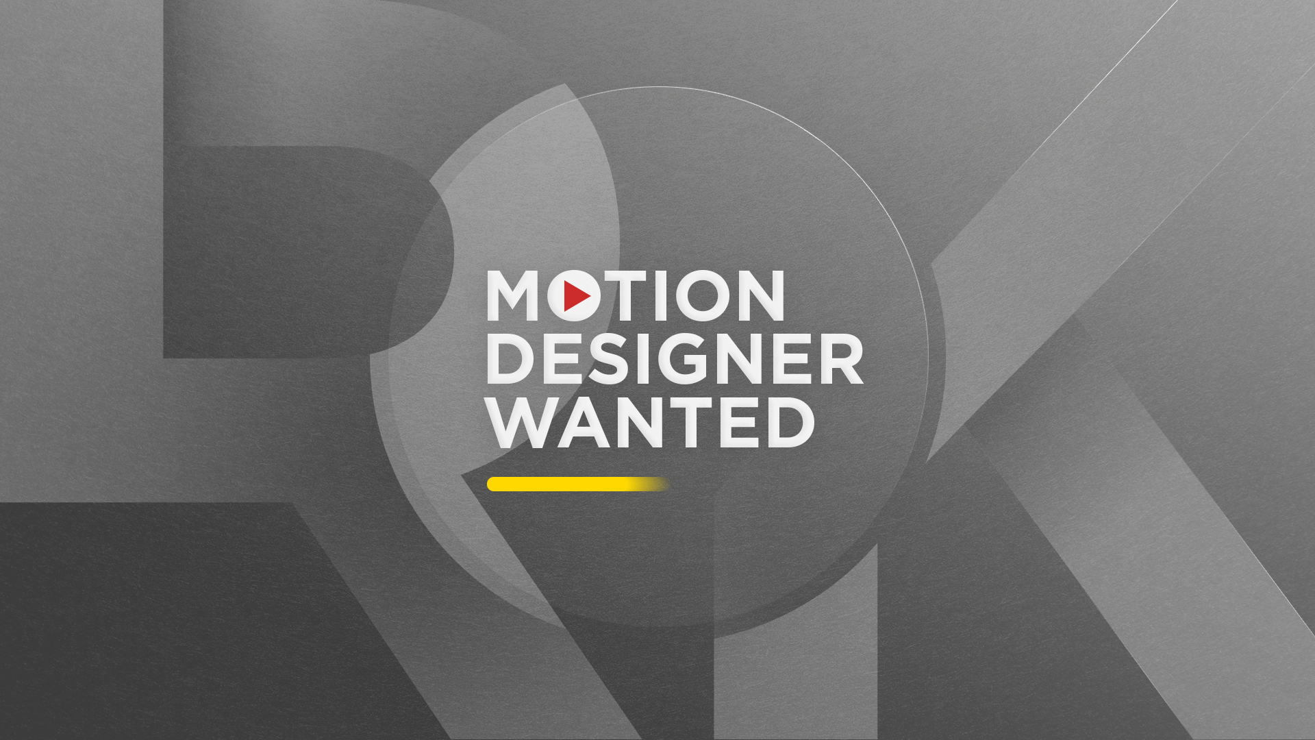 Motion Designer Wanted – [markocut]