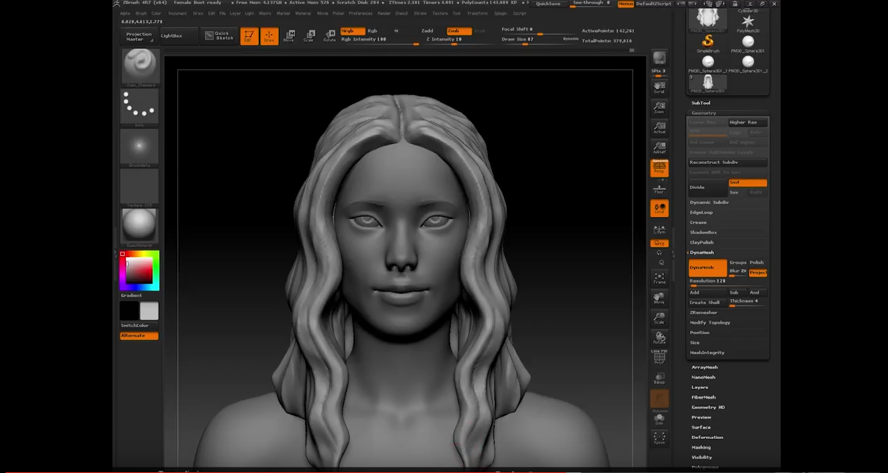 “Sphere evolution” -Zbrush workshop – Crater VFX Training Center OPEN DAY 2016