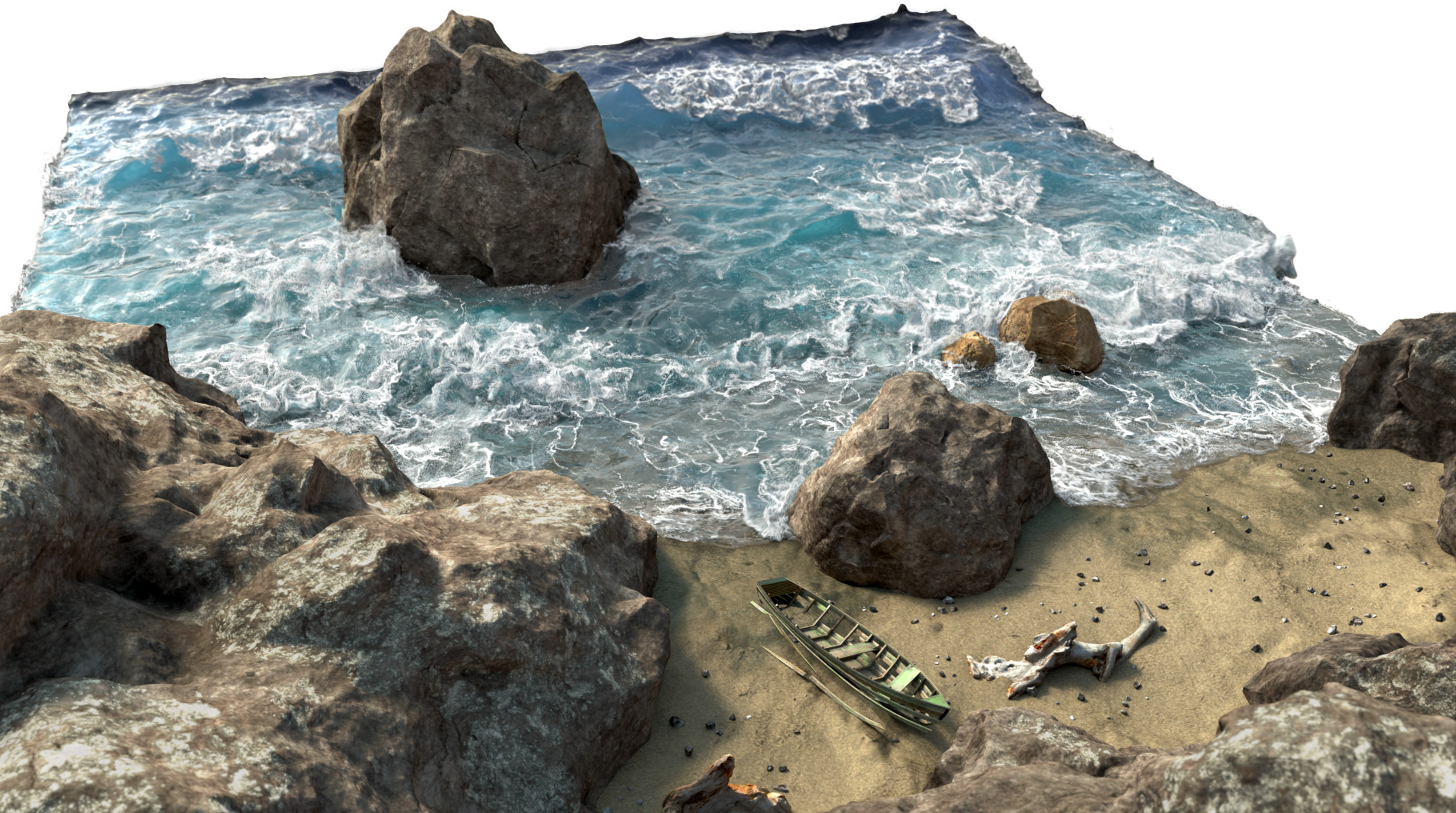 Lonely Beach Sim by Aleksandar Nadj